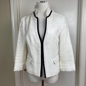 White House Black Market Weaved Blazer